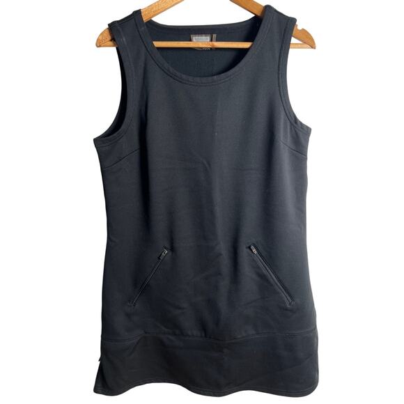 Athleta Mini Black Dress Women Size L - Picture 1 of 6
